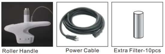 AAOCARE HKS909 Slim Tech Radio Frequency Vacuum Massage Roller - Parts