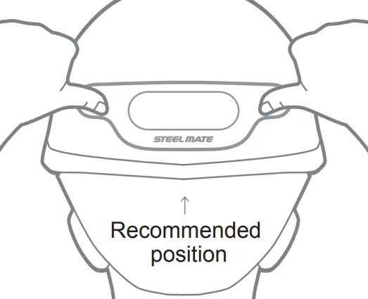 Steelmate BOT267 Helmet Light System - Helmet