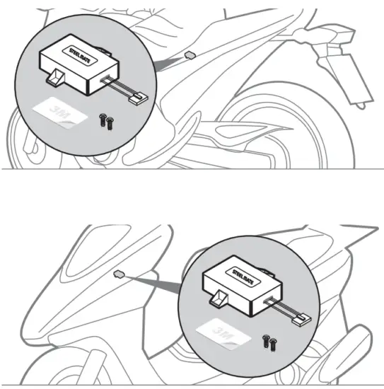 Steelmate BOT267 Helmet Light System - Motorcycle
