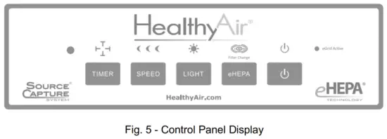HealthyAir HA SSC G4 AE Source Capture Aerosol Extractor - Carbon Filter1