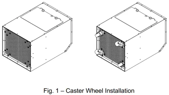 HealthyAir HA SSC G4 AE Source Capture Aerosol Extractor - Caster Wheel