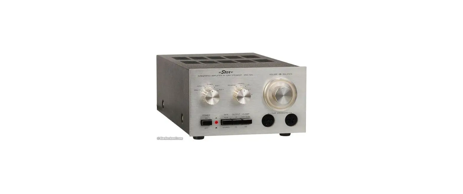 Stax Sra-14s Integrated Amplifier For Electrostatic Earspeakers Instruction Manual