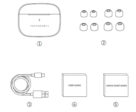 TROTRONICS TT-BH097 True Wireless Stereo Earbuds - fig 1