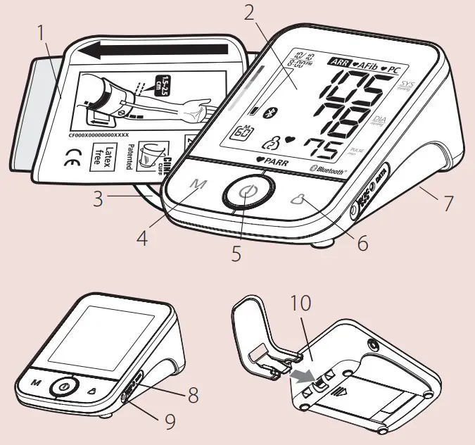 rossmax X5 BT Automatic Bluetooth Blood Pressure Monitor - figure 1