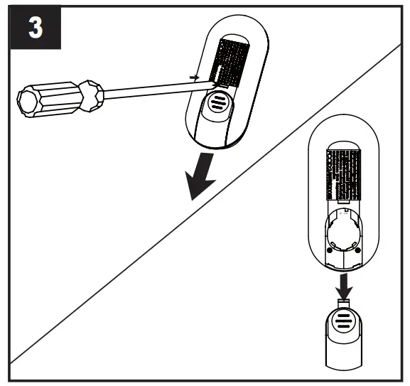 Remove the battery cover