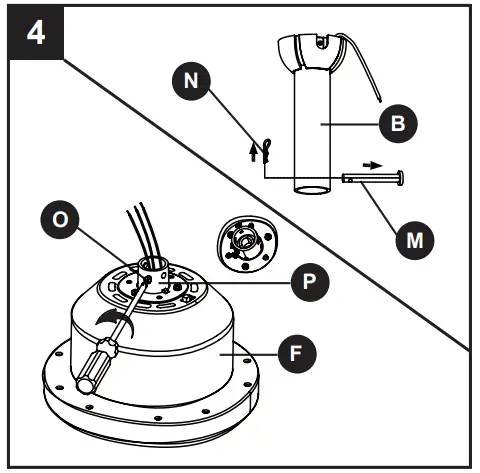 Remove the hairpin clip