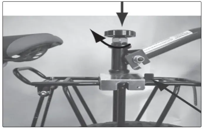 BURLEY Kazoo Trailercycle - 2A Before tongue insertion