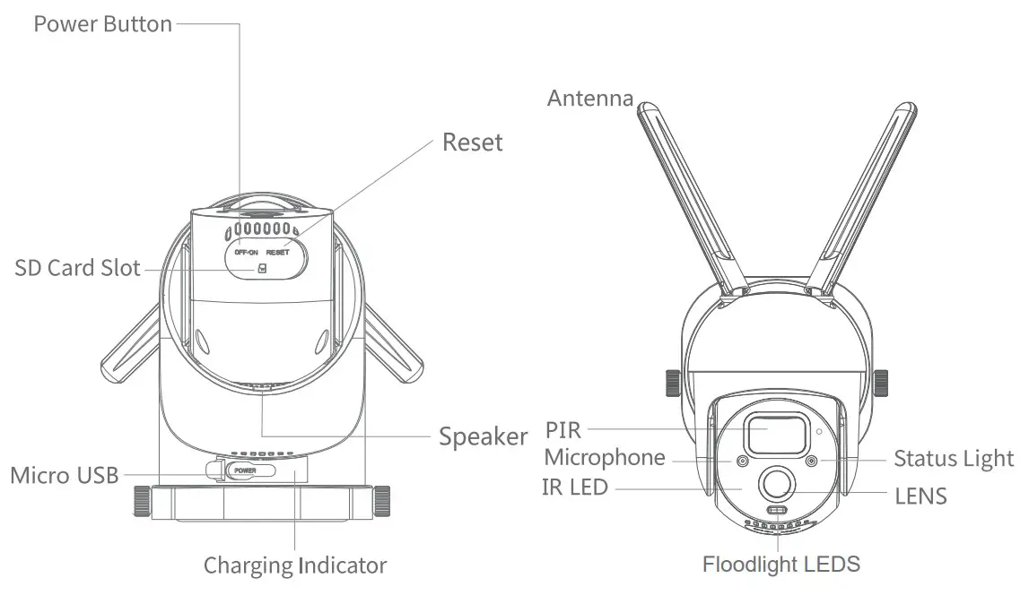 Shenzhen Bovision Technology BF A40 Wireless Battery Powered Camera - figure 2