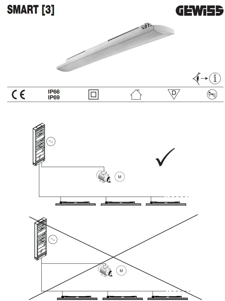 GEWiSS GWS3118P Corp LED Smart Luminaires Instruction Manual