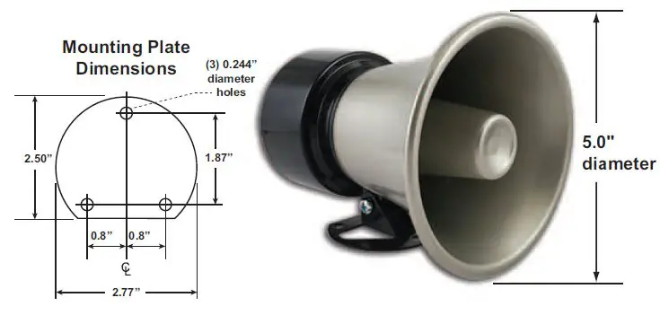 VIKING-ELECTRONICS-25AE-70V-12-Watt-Weather-Resistant-Paging-Horn-fig (1)