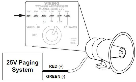 VIKING-ELECTRONICS-25AE-70V-12-Watt-Weather-Resistant-Paging-Horn-fig (3)