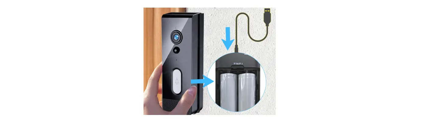 Chamous Tuya Ddv-204 Video Doorbell Wifi Outdoor Door Bell-operational Manual