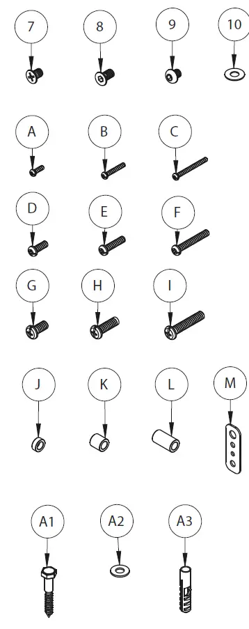 B-TECH-BT8601-Universal-Flat-Screen-Wall-Mount-with-Tool-Less-Height-Adjustment-fig-3