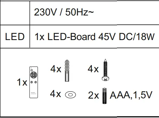 LeuchtenDireckt 14672-55 Sparkle LED Ceiling Light 2