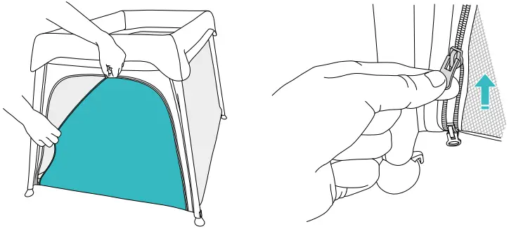 Micralite 31503101 Sleep and Go Travel Cot 02.1