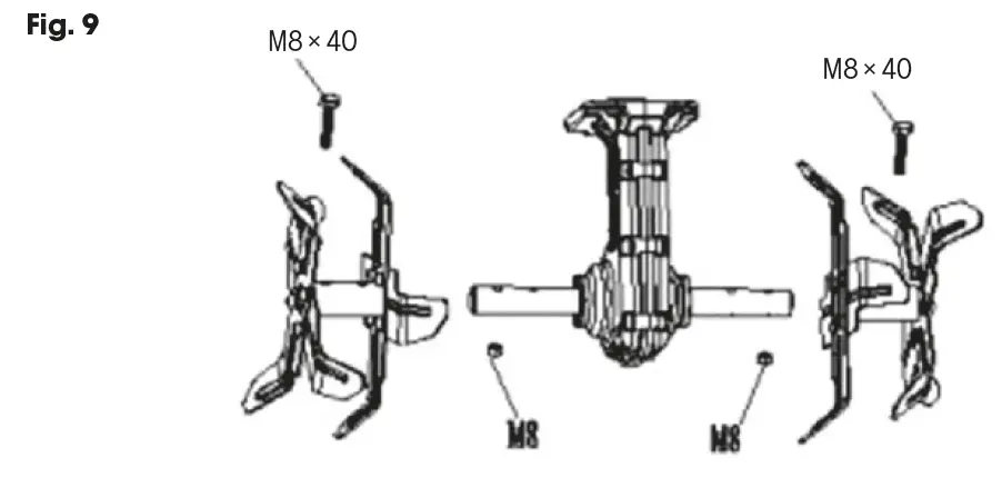 FIELDMANN FZK 2002 E Cordless Electric Tiller fig (10)