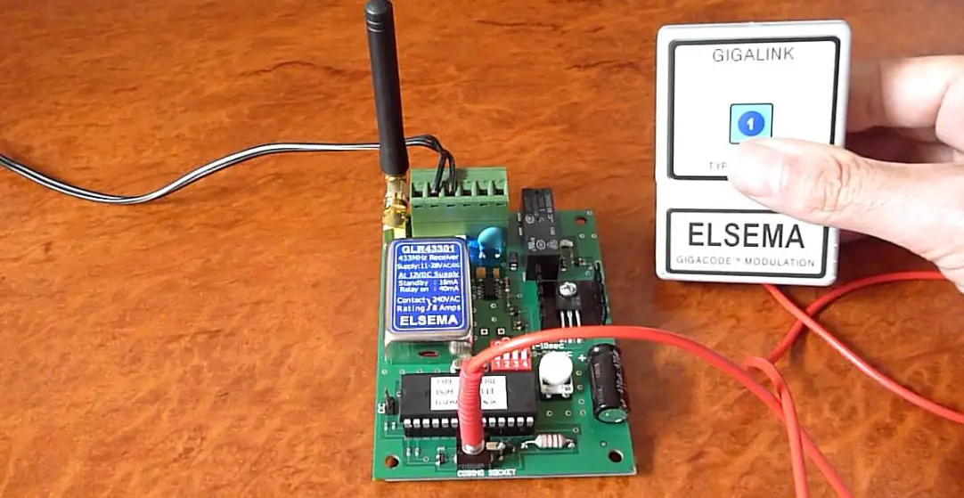 Elsema Glr43308pos 8-channel 433mhz Gigalink Receiver User Manual Elsema Glr43308pos 8-channel 433mhz Gigalink Receiver User Manual