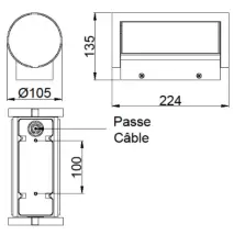 resistex Swing Waterproof Wall Lamp - fig1