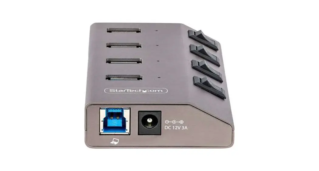 Startech 5g4aibs-usb-hub-na 4-port Usb 3.2 Gen 1 Hub With On And Off Port Switches User Guide