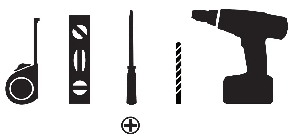 robern CM2430W20369 Wood Mirror with Metal Inlay TOOLS NEEDED