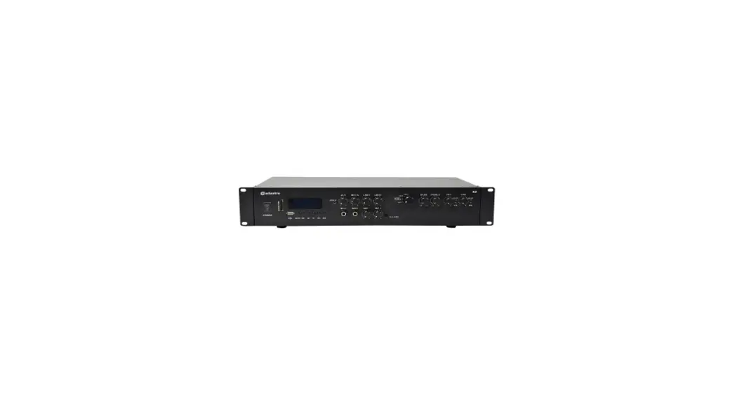 Adastra A2 Rackmount Stereo Amplifier With Media Player User Manual