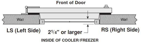 TMI POLAR PRO 34Inch Wide x 84Inch High Swinging Doors - Front of Door