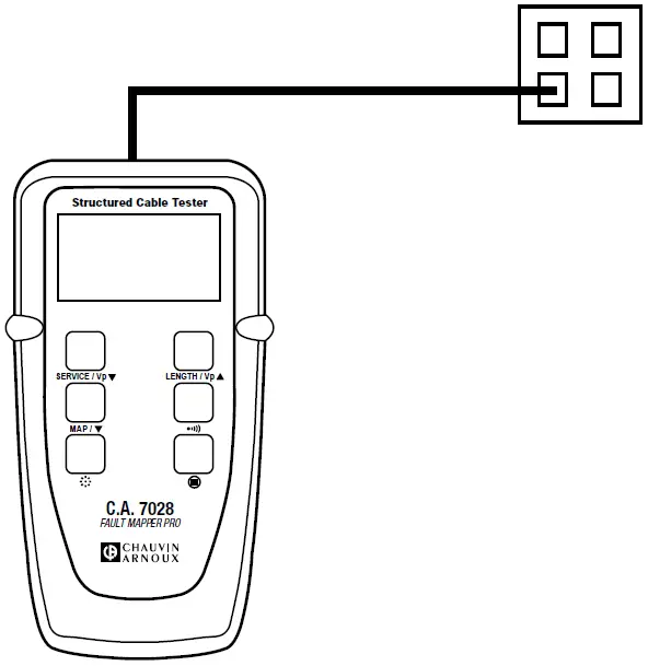CHAUVIN ARNOUX CA 7028 Wiring Tester 04