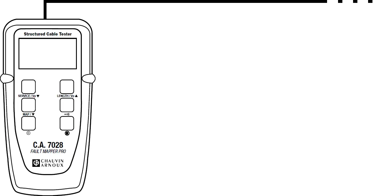 CHAUVIN ARNOUX CA 7028 Wiring Tester 14
