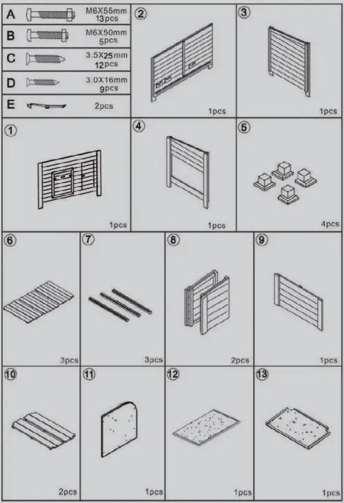 KERBL 82827 Hen House Florentina Wood-fig2