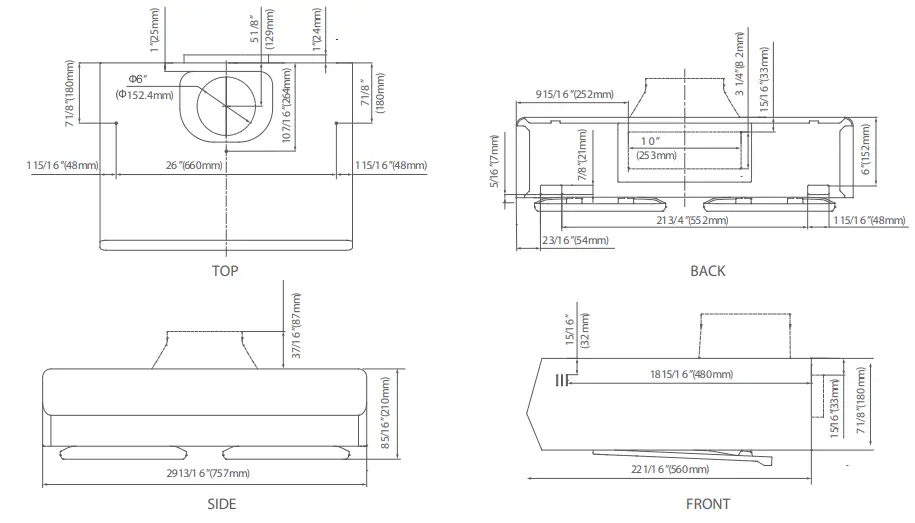 FOTILE-UQS3001,UQG3002-Pixie-Air-Series-Whisper-Power-30-Inch-Under-Cabinet-Range-Hood-FIG-3