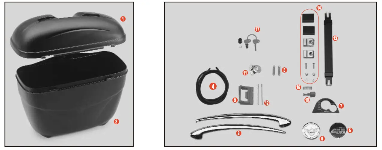 GiVi Z387 Side Cases