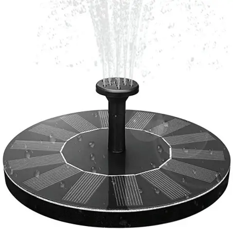 DARTWOOD Solar Water Fountain Bird Bath