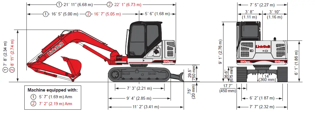 Link-Belt 80X3 Spin Ace Excavator 14