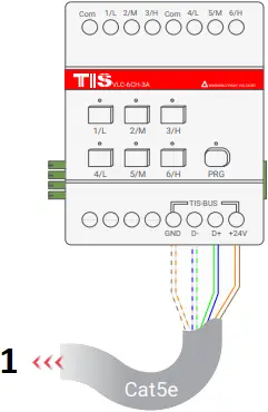 TIS 5A-6CH-V Power Relay 6 Channels 5 Amps A07