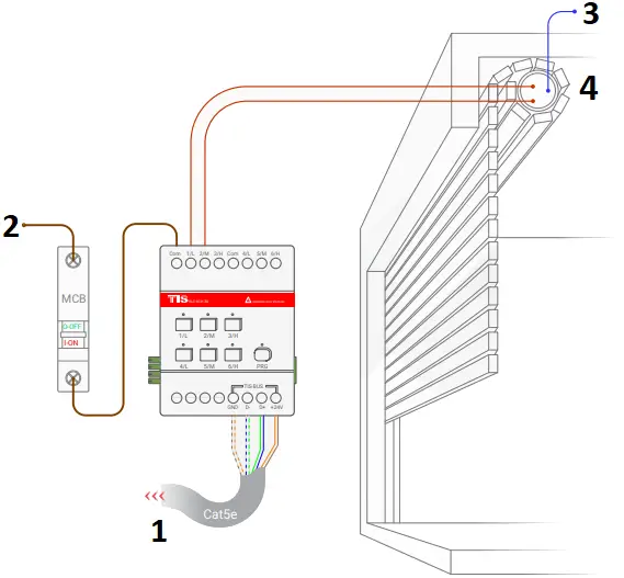 TIS 5A-6CH-V Power Relay 6 Channels 5 Amps A09