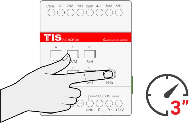 TIS 5A-6CH-V Power Relay 6 Channels 5 Amps A19