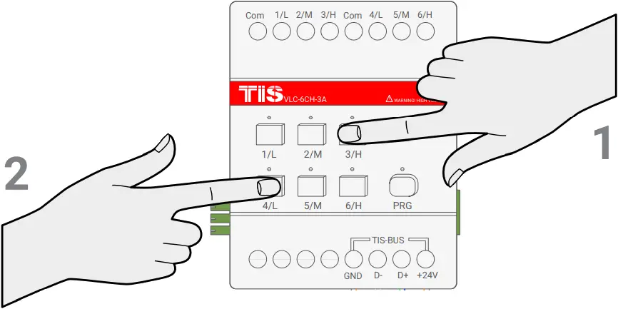 TIS 5A-6CH-V Power Relay 6 Channels 5 Amps A20