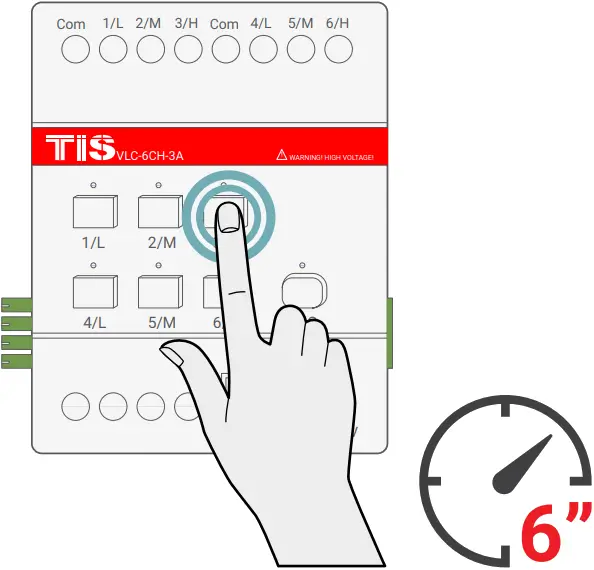 TIS 5A-6CH-V Power Relay 6 Channels 5 Amps A23