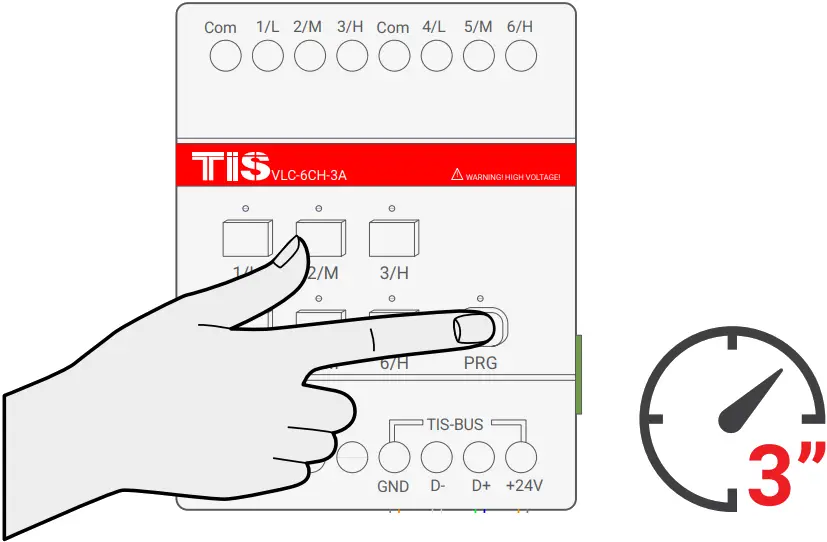 TIS 5A-6CH-V Power Relay 6 Channels 5 Amps A27