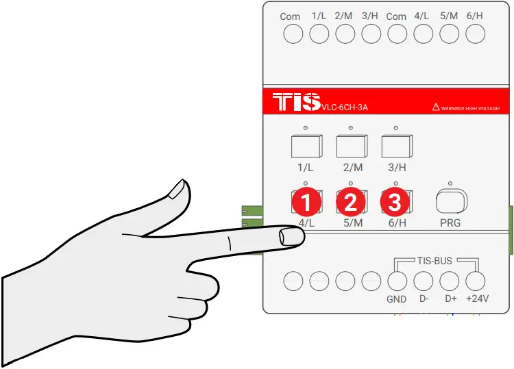 TIS 5A-6CH-V Power Relay 6 Channels 5 Amps A28