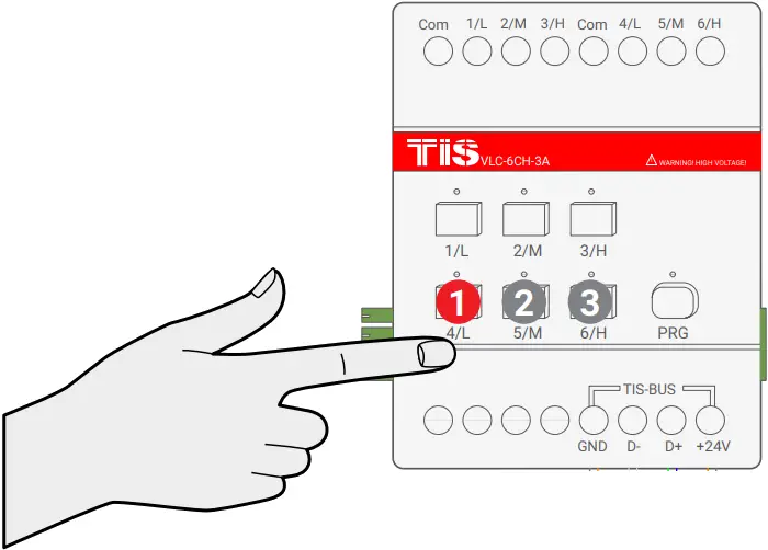 TIS 5A-6CH-V Power Relay 6 Channels 5 Amps A30