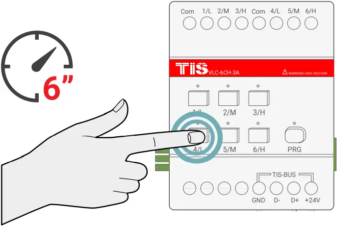 TIS 5A-6CH-V Power Relay 6 Channels 5 Amps A31