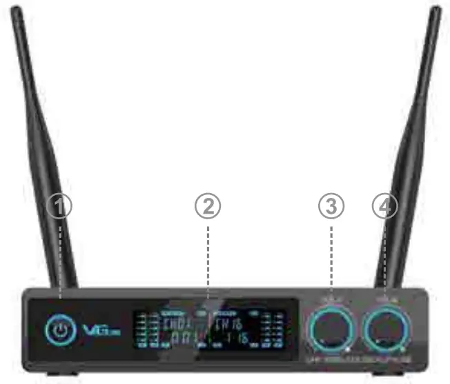 Receiver Front Panel Features And Instructions
