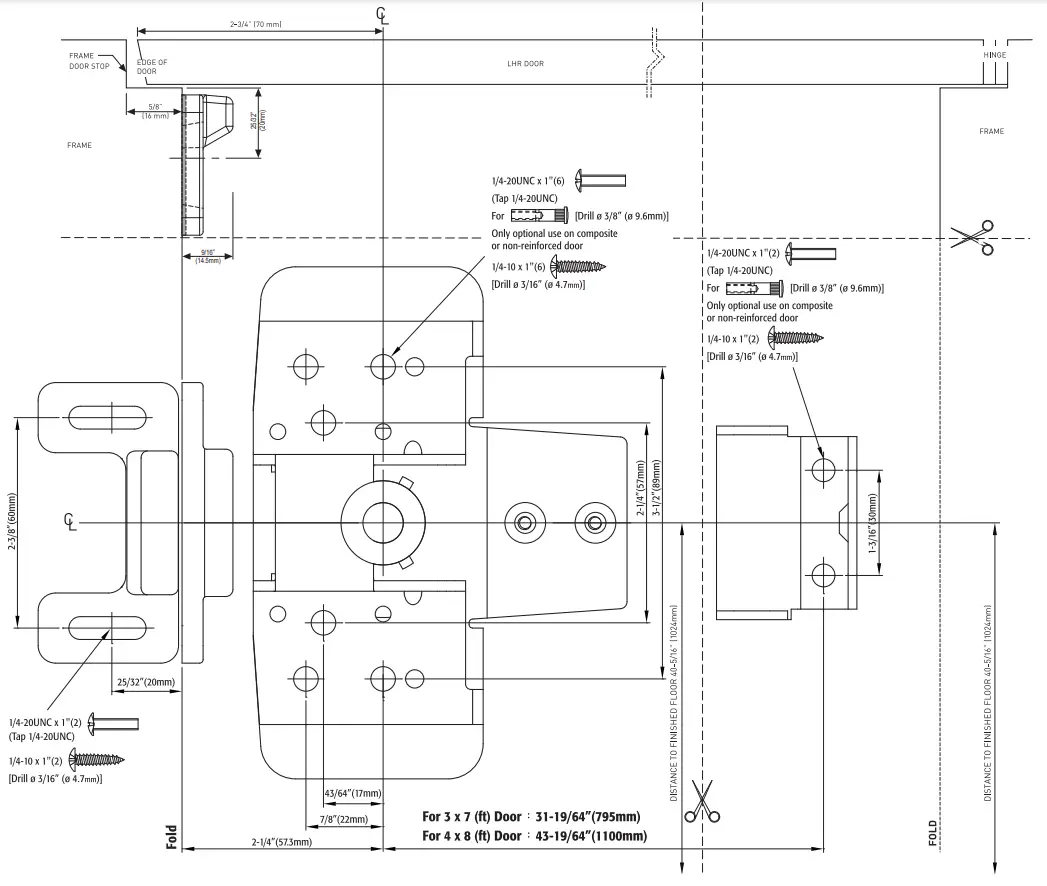 Pamex 7100R Rim Exit Device-Reversible fig 10