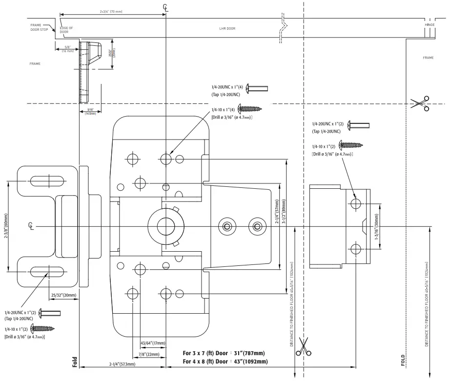 Pamex 7100R Rim Exit Device-Reversible fig 6