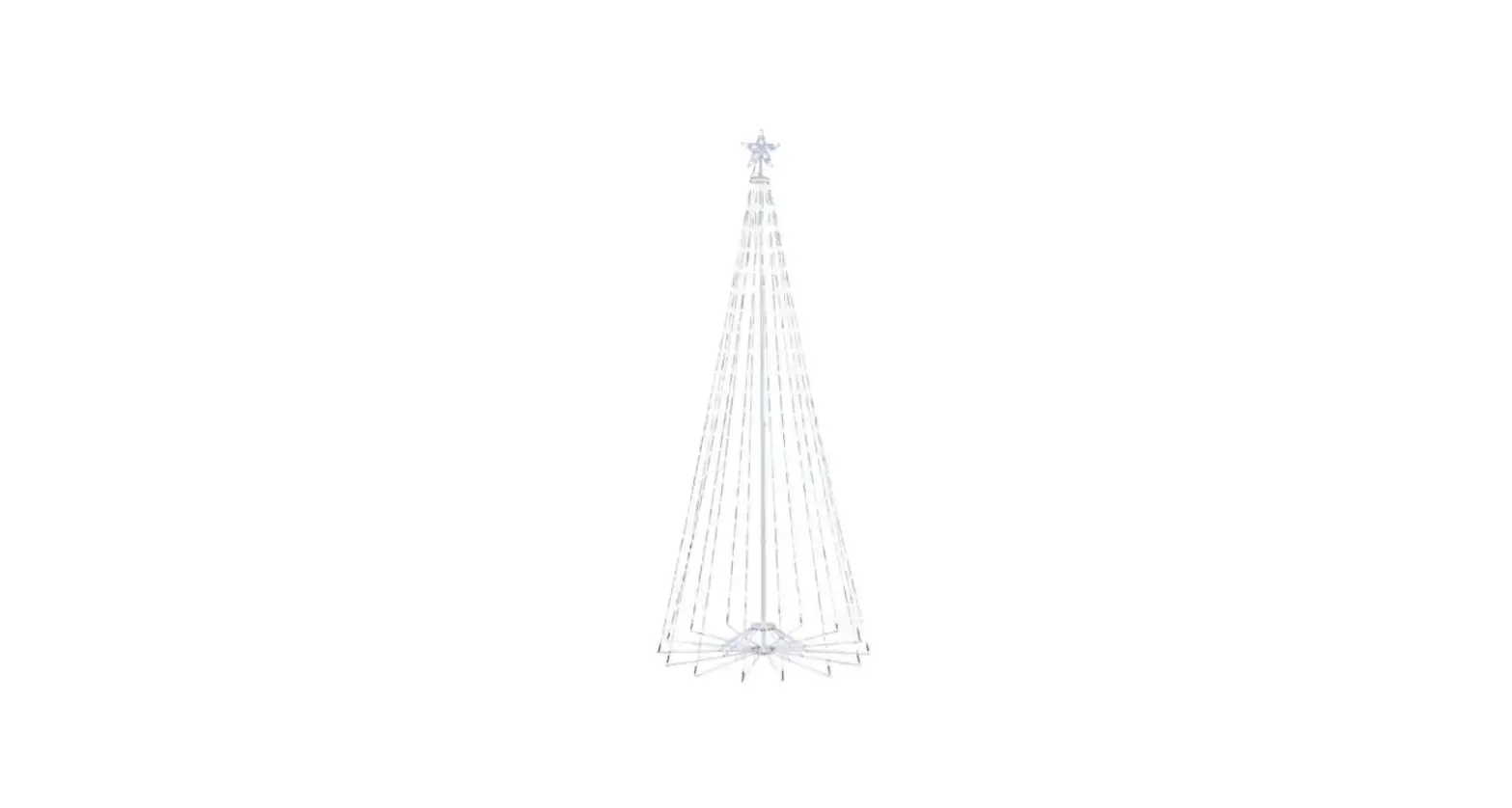 Homedepot 22ky10004 8ft Giant Sized Led Pre Lit Cone Tree With Star And Timer User Guide