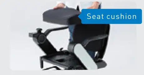 WHILL C2 Ci2 Omni Wheel Power Chair - Seat cushion
