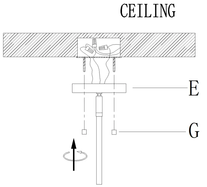 Uolfin A04811H4B Ely 4-Light Off-white and Matte Black Bohemian-Global Beaded Chandelier - fig 10
