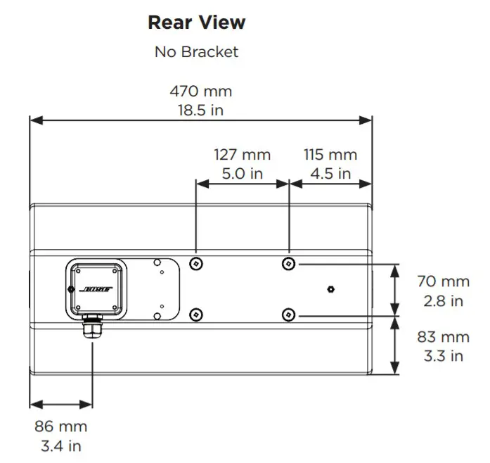BOSE ArenaMatch Utility - Dimensions14