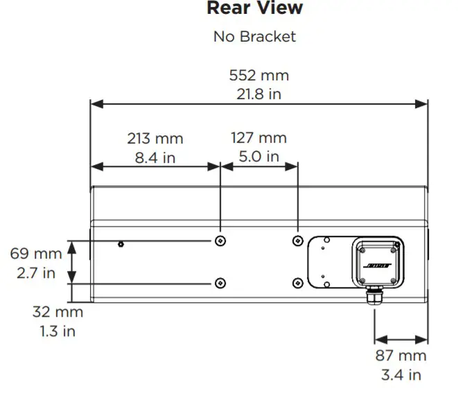 BOSE ArenaMatch Utility - Dimensions21